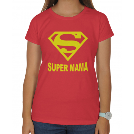 Koszulka damska Na dzień matki Super mama